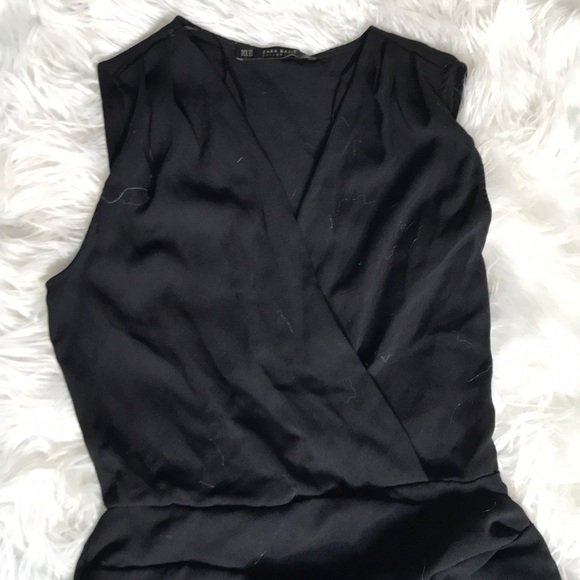 Never Worn! Zara Black Romper - Picture 2 of 5